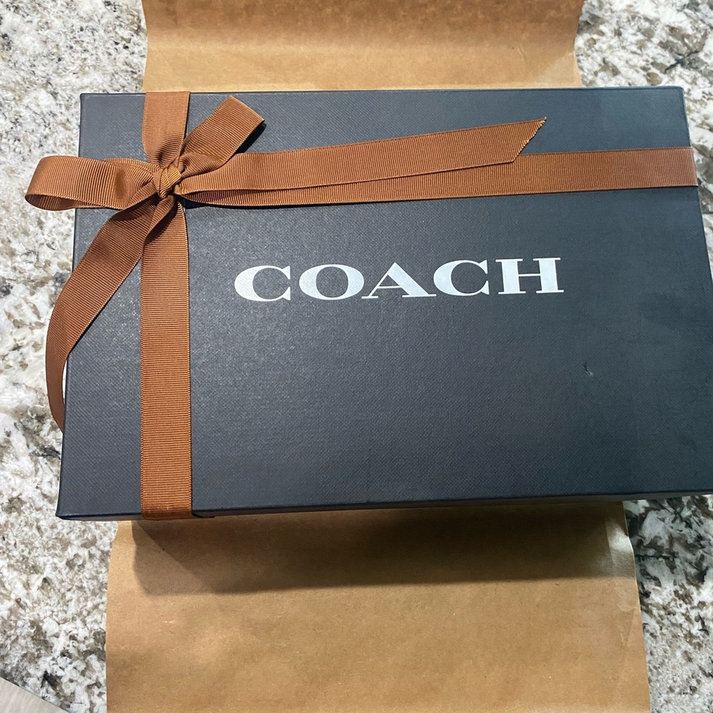 Coach Brown Casual Sneakers with Textural Detailing - Picture 3 of 4